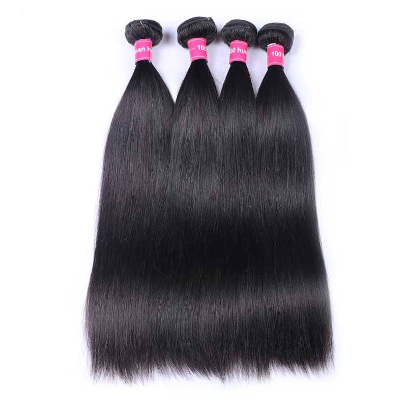 Sterly Hair Straight Hair 3/4PCS Bundles Deal Human Hair Extensions