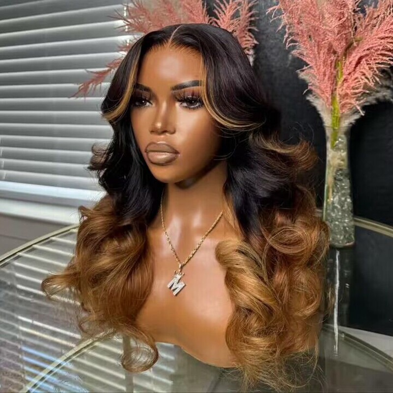 Sterly Blined Ombre Loose Body Wave Wig