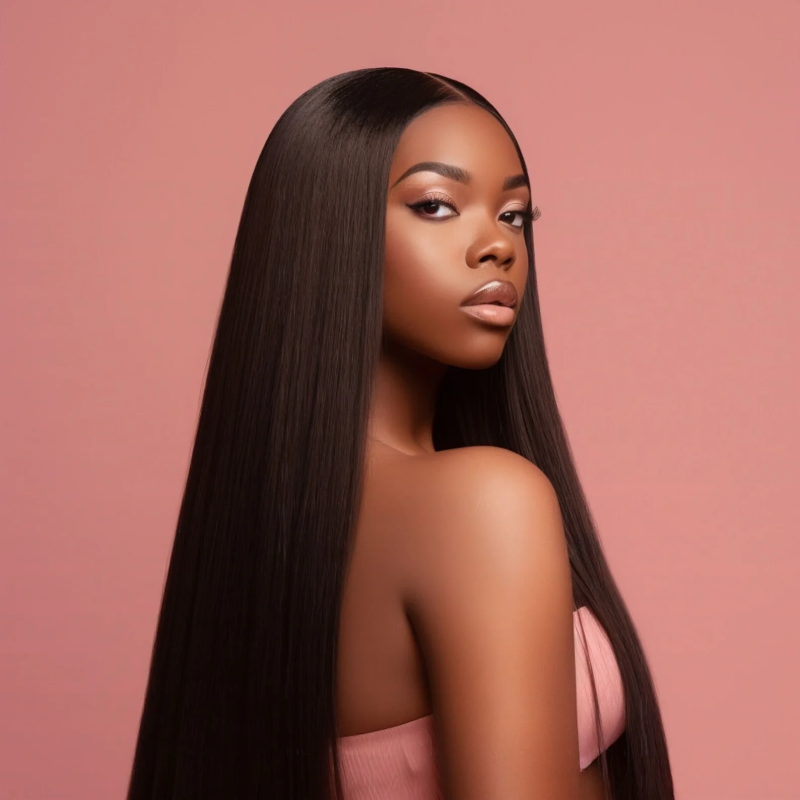 High Quality Double Drawn Raw Virgin Cuticle Aligned Straight Human Hair Bundles