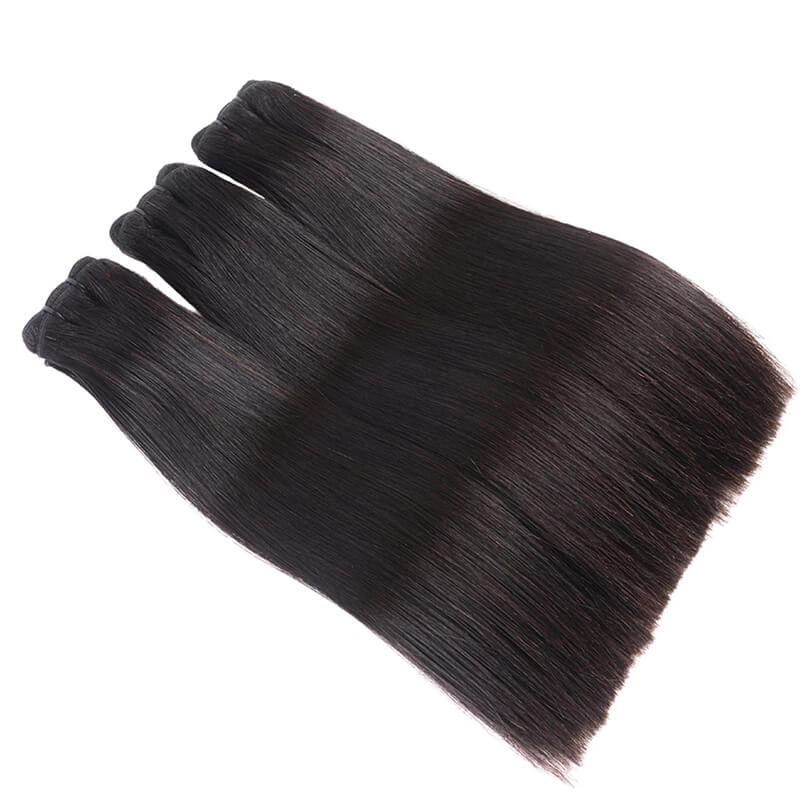 High Quality Double Drawn Raw Virgin Cuticle Aligned Straight Human Hair Bundles