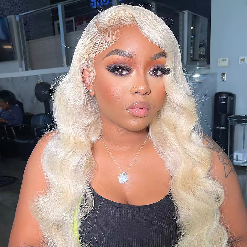 Sterly Hair Transparent Lace 13×4/13x6 Body Wave Blonde Lace Front Wigs Human Hair