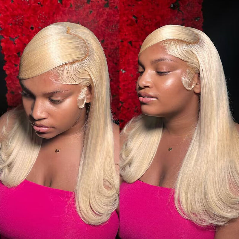 Sterly Hair Transparent Lace 13×4/13x6 Body Wave Blonde Lace Front Wigs Human Hair