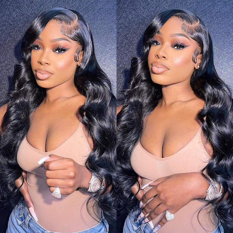 Sterly Real HD Glueless 13x6 Full Lace Body Wave Lace Front Human Hair Wigs
