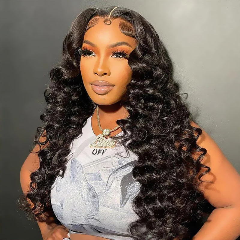 Loose Wave Full Lace Human Hair Wig Sterly 100% Human Hair Wigs