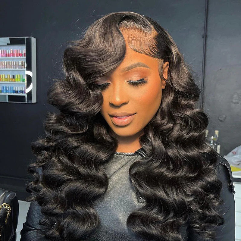 Loose Wave Full Lace Human Hair Wig Sterly 100% Human Hair Wigs
