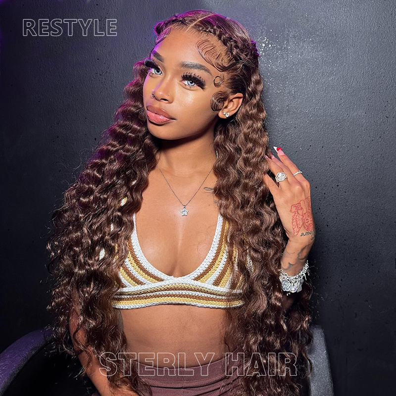 @Thequeenleora Recommend #4 Chocolate Brown 13×6 Full Lace Human Hair Wigs