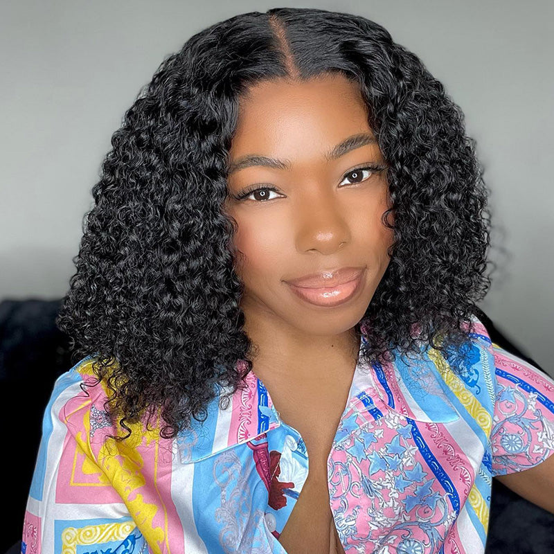 Perruques de cheveux humains bouclés avec dentelle frontale transparente HD 13x6 Sterly, densité 180 %