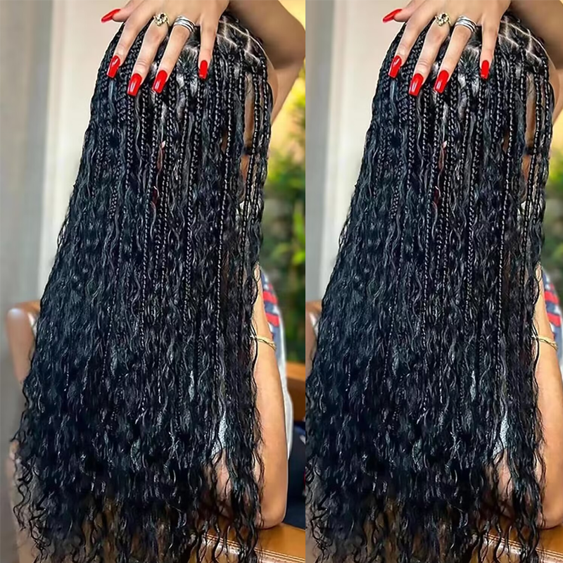 Sterly Human Braiding Hair Water Wave Bulk Human Hair for Braiding No Weft Hair Extensions for Boho Braids 100g/Bundle