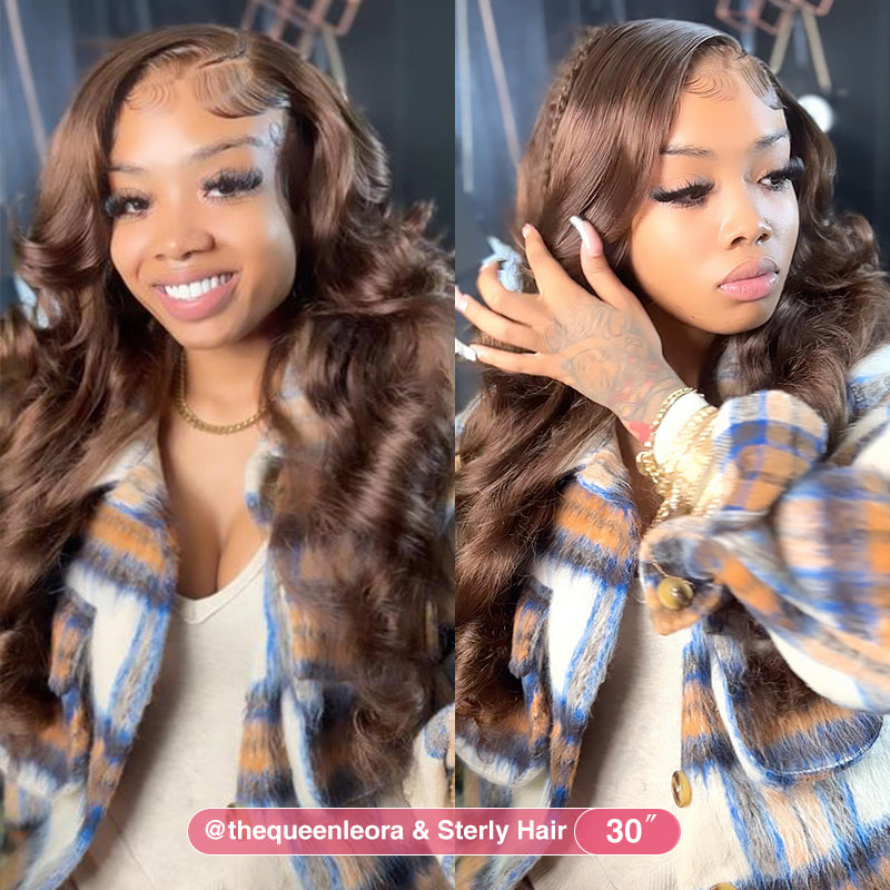 @Thequeenleora Recommend #4 Chocolate Brown 13×6 Full Lace Human Hair Wigs