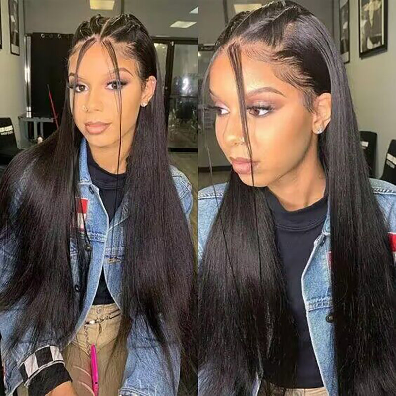 360 Lace Frontal Wigs Silk Straight Human Hair Wigs For Women Sterly Hair
