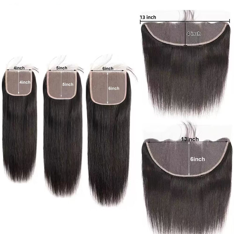 Sterly Hair 4×4/5×5 HD Lace Closure Human Hair 13×4/13×6 HD Lace Frontal Natural Color