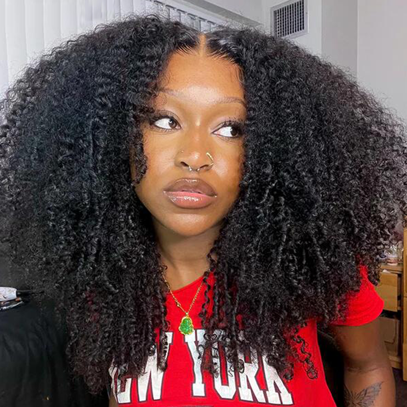 Sterly 4a/4b Perfect Curls Wig Natural Coiled Hair 5x5 Wear Go Glueless Wigs