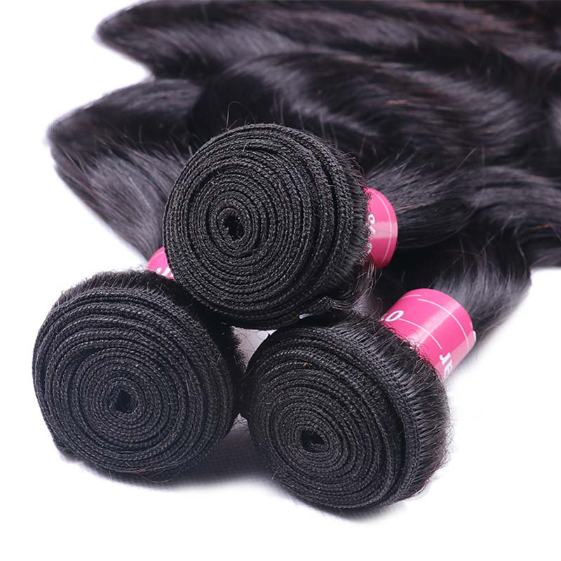 Sterly Hair Brazilian Virgin Hair Body Wave Bundles Human Hair Extensions 3 Bundles / 4 Bundles