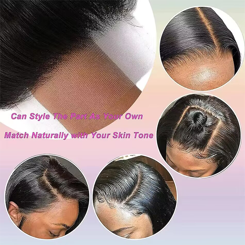 Sterly Hair 4×4/5×5 HD Lace Closure Human Hair 13×4/13×6 HD Lace Frontal Natural Color