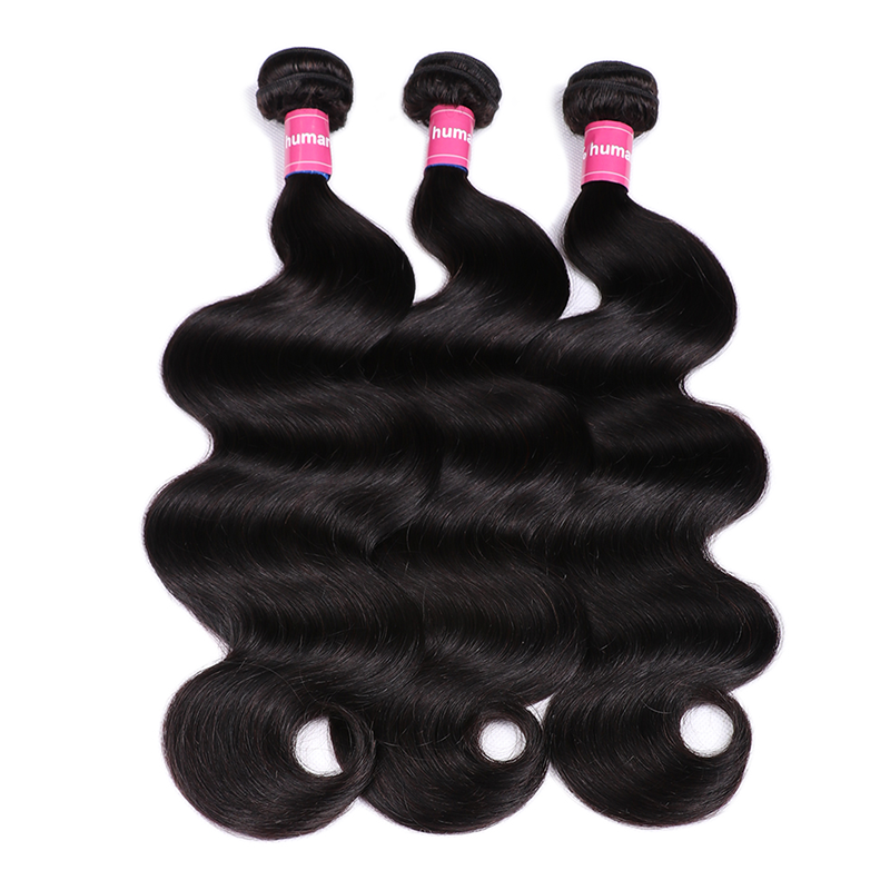 Sterly Hair Affortable Body Wave 3 Bundles With 13×4 Lace Frontal
