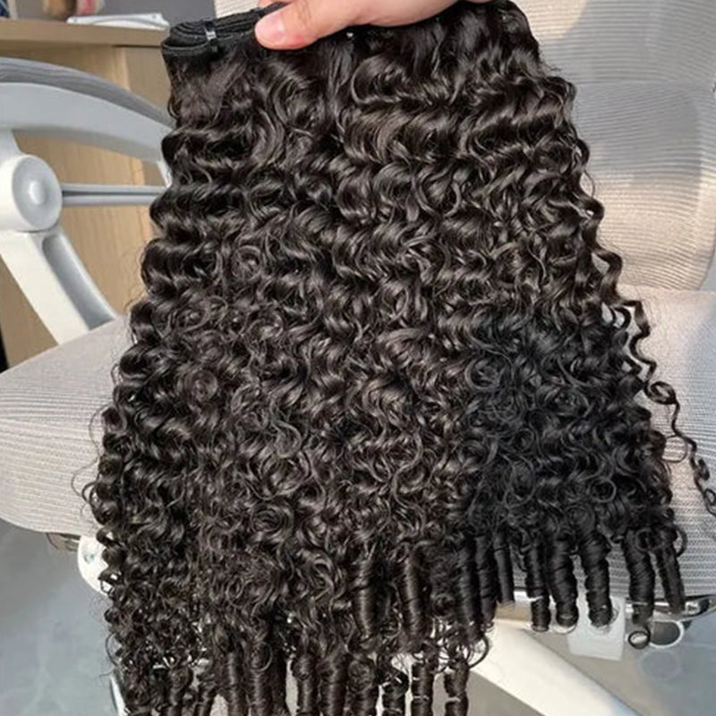 Raw Burmese Curly Bundles High Quality 100% Human Hair Sterly Hair