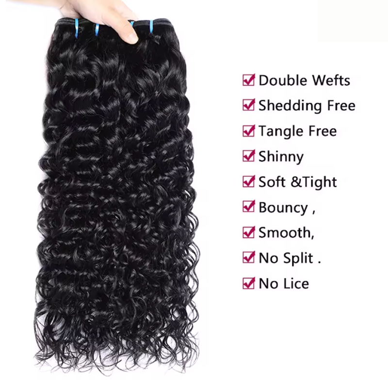 Raw Water Wave Bundles High Quality 100% Human Hair Sterly Hair
