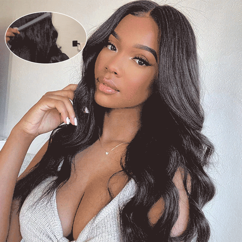 7×6 HD Lace Loose Body Wave Wig Glueless Invisible Lace Human Hair Wig
