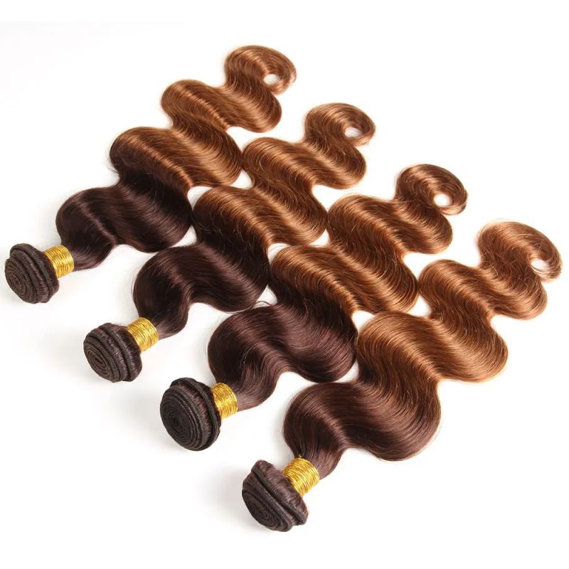 Sterly T4/30 Colored Ombre Body Wave Bundles Human Hair Weave