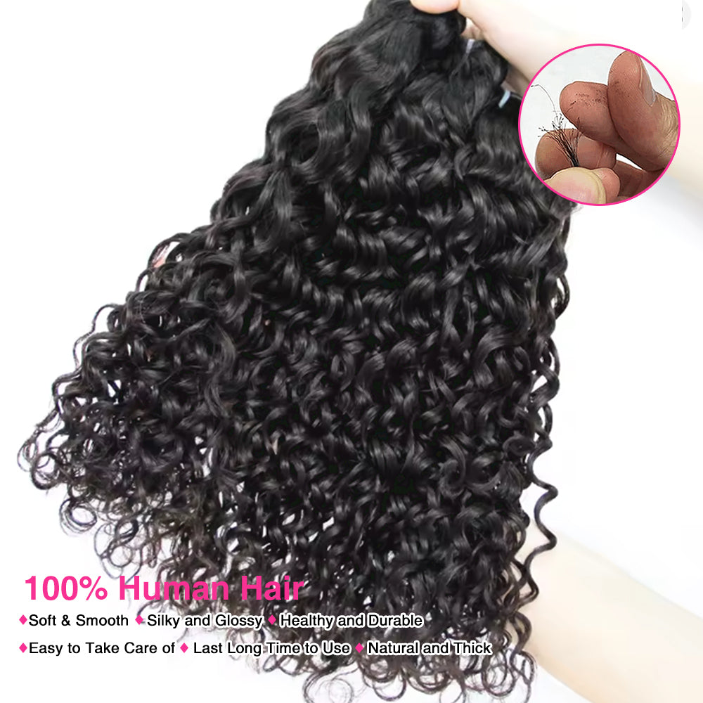 Raw Water Wave Bundles High Quality 100% Human Hair Sterly Hair