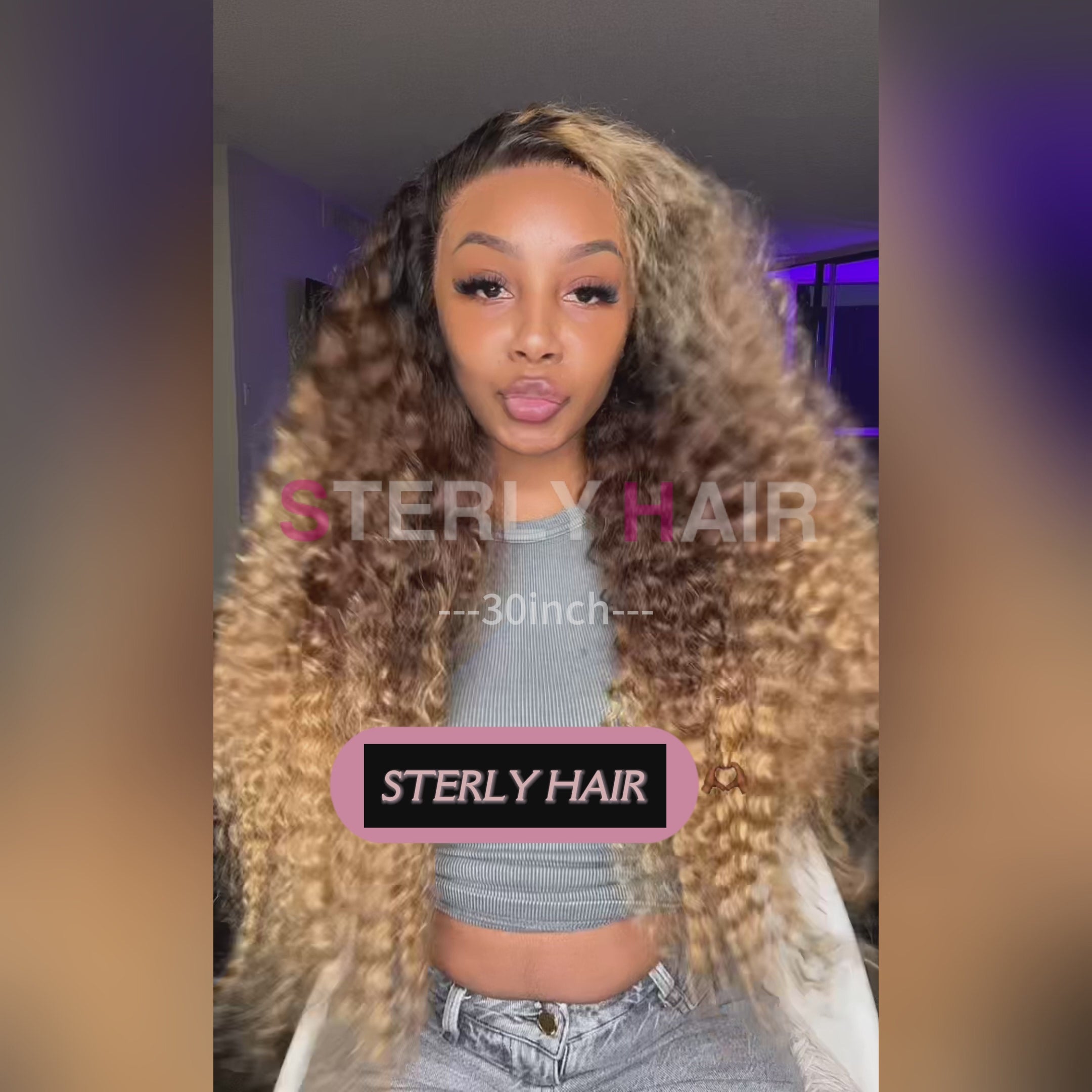 New Fabulous Beyonce Style | 13x6 Lace Ombre Deep Wave Frontal Wig