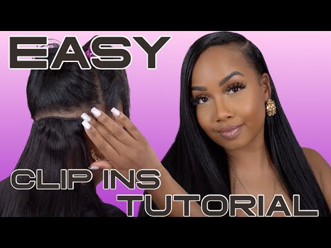 Sterly Straight Clip in Hair Extensions Human Hair 8pcs Per Set with 18Clips