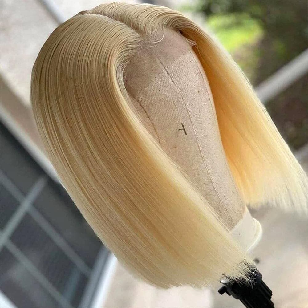 Sterly 613 Blonde Bob Wigs Human Hair Straight 13×4/13×6 Lace Front Bob Wigs