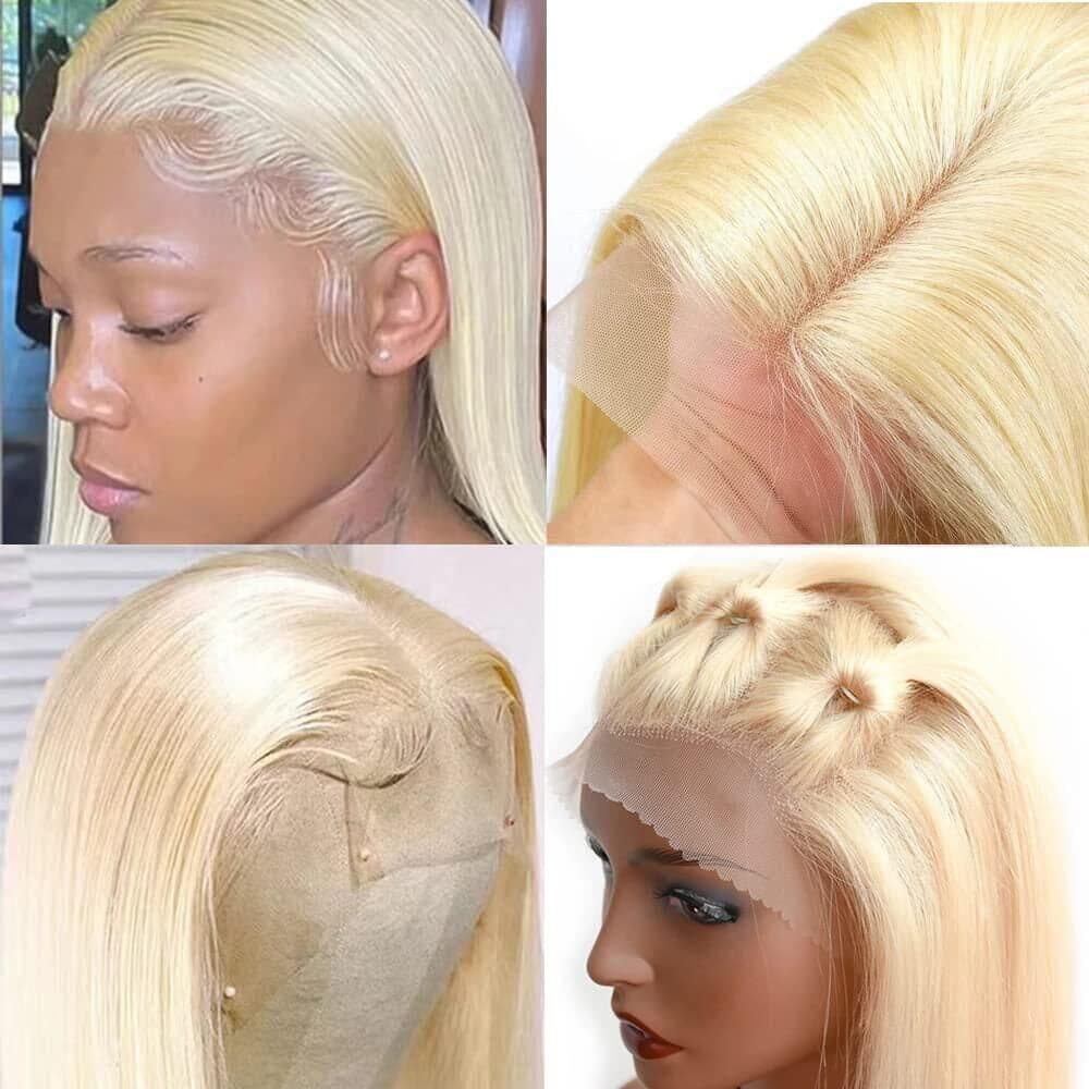 Sterly 613 Blonde Bob Wigs Human Hair Straight 13×4/13×6 Lace Front Bob Wigs