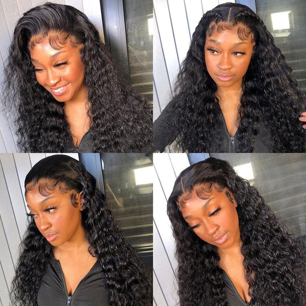 360 Lace Frontal Wigs Deep Wave Human Hair Wigs For Women Sterly Hair