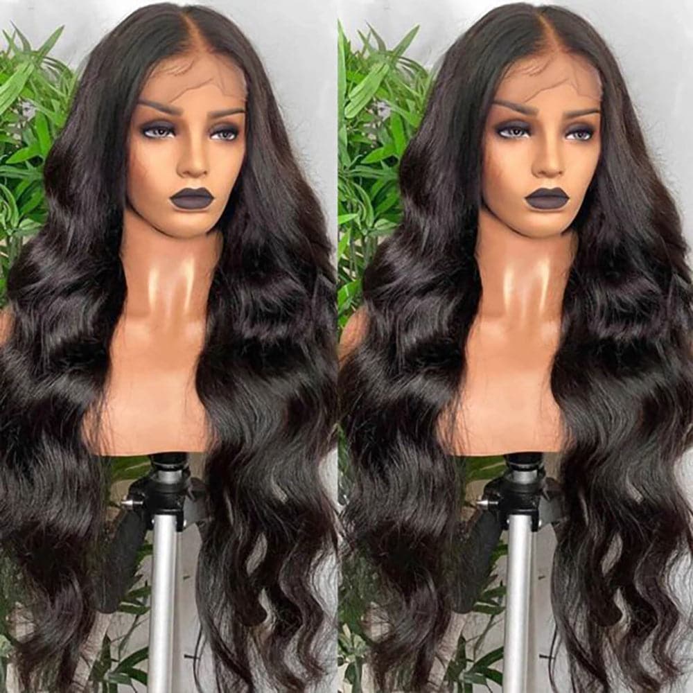 Long Hair Wigs For Women Body Wave Human Hair Invisible Wigs 180% Density 32-40inch