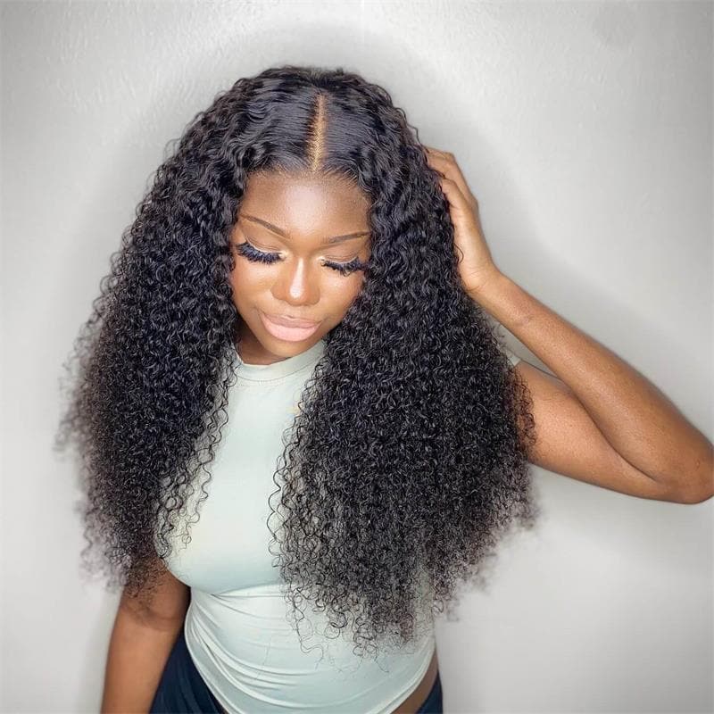 Perruques sans colle Sterly Wear And Go, cheveux humains bouclés ondulés 5×5/13×6, dentelle transparente