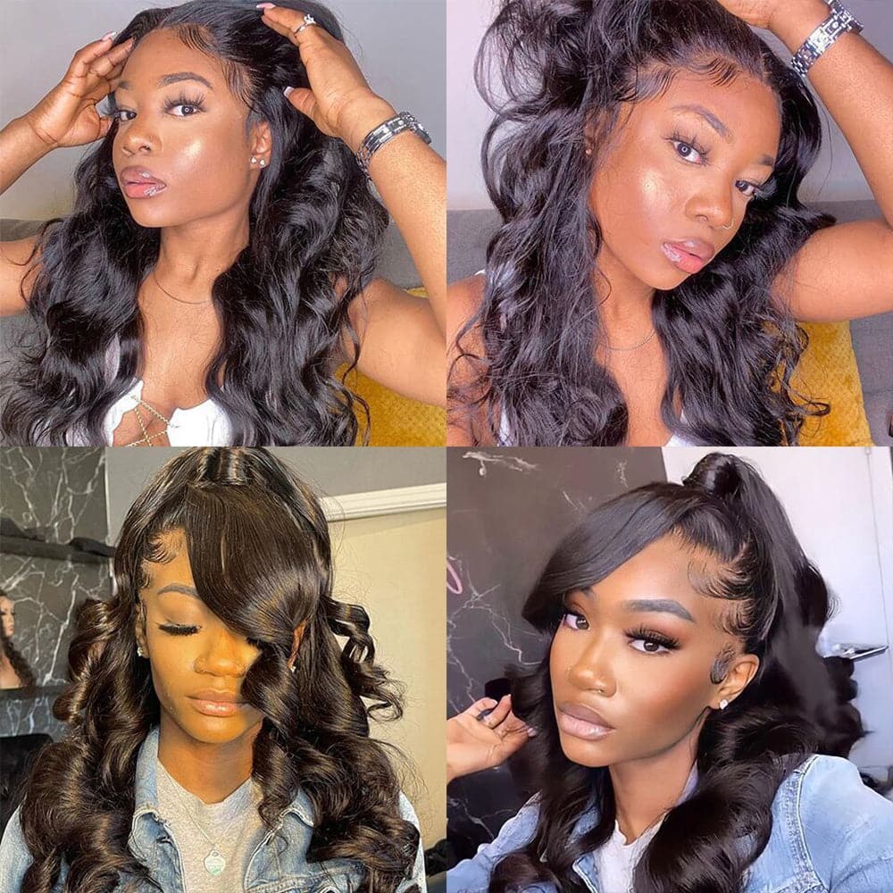 Sterly 13×6 HD Lace Body Wave Lace Front Wigs Glueless 7×6 HD Lace Body Wave Human Hair Wig