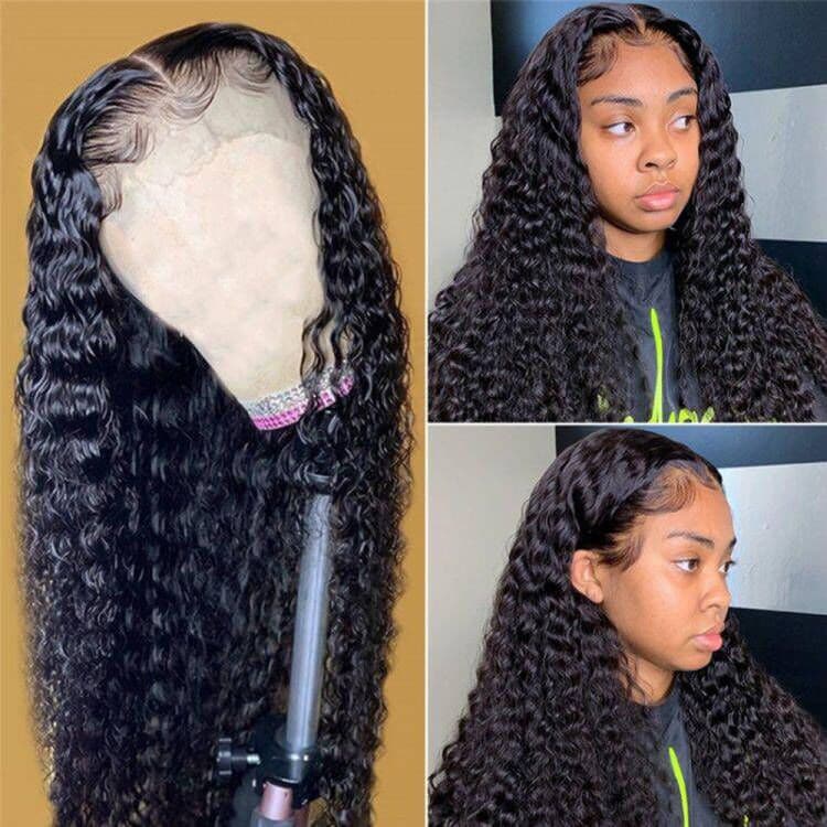 Sterly Hair HD Transparent Lace 13×4/13×6 Deep Wave Frontal Human Hair Wigs