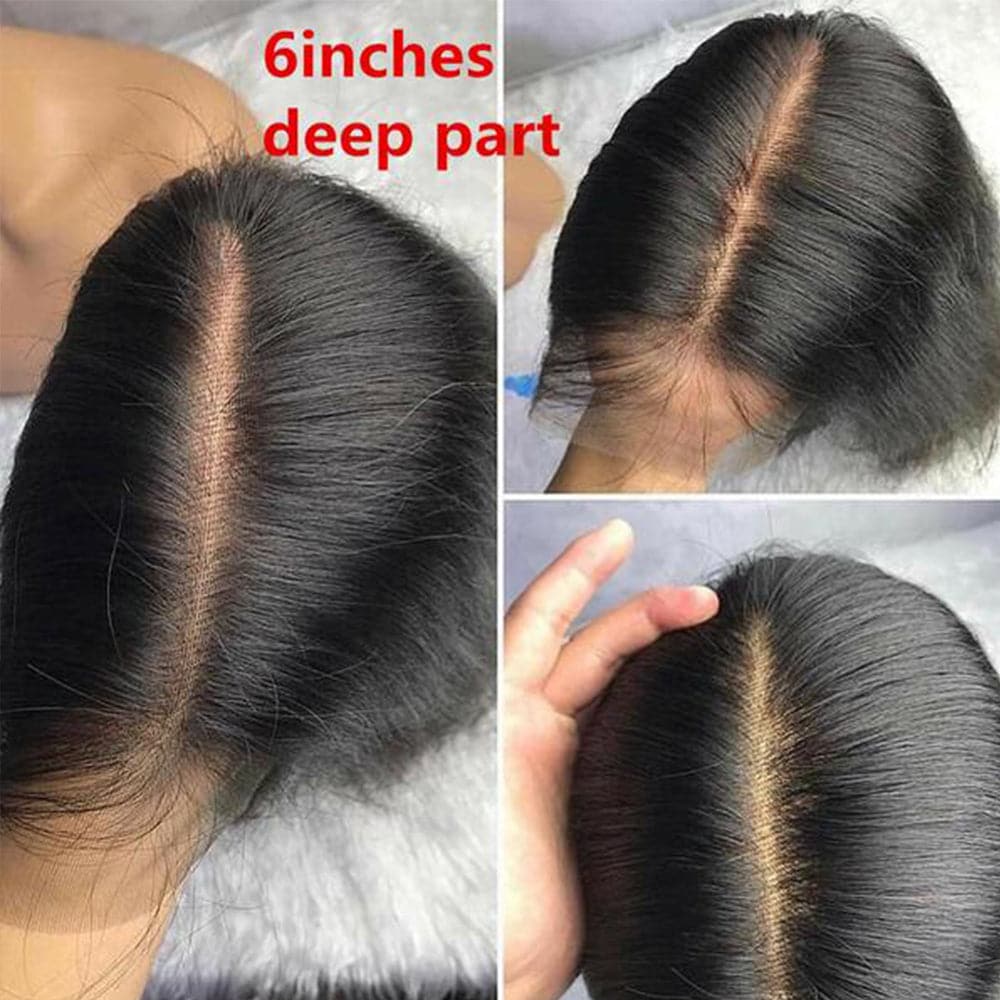 Sterly Glueless 13x6 HD Lace Wig Affordable Long Straight Lace Front Wigs Human Hair
