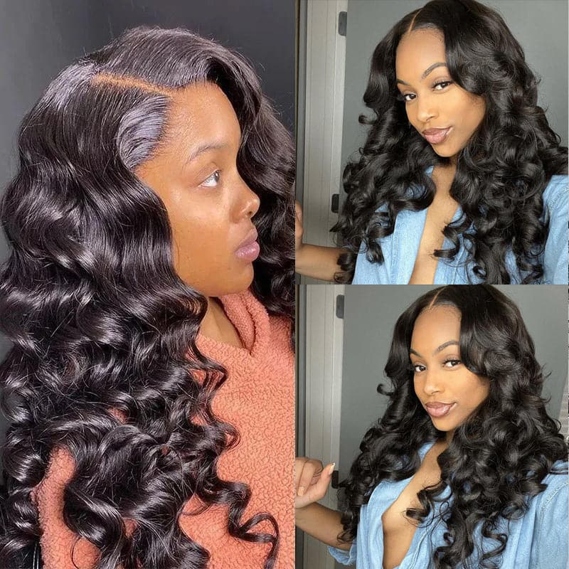 Loose Wave Full Lace Human Hair Wig Sterly 100% Human Hair Wigs