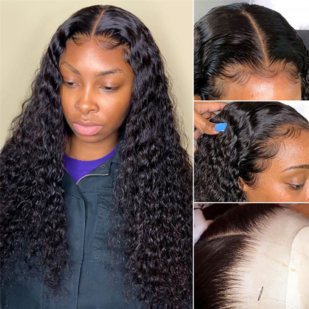 Sterly Hair HD Transparent Lace 13×4/13×6 Deep Wave Frontal Human Hair Wigs