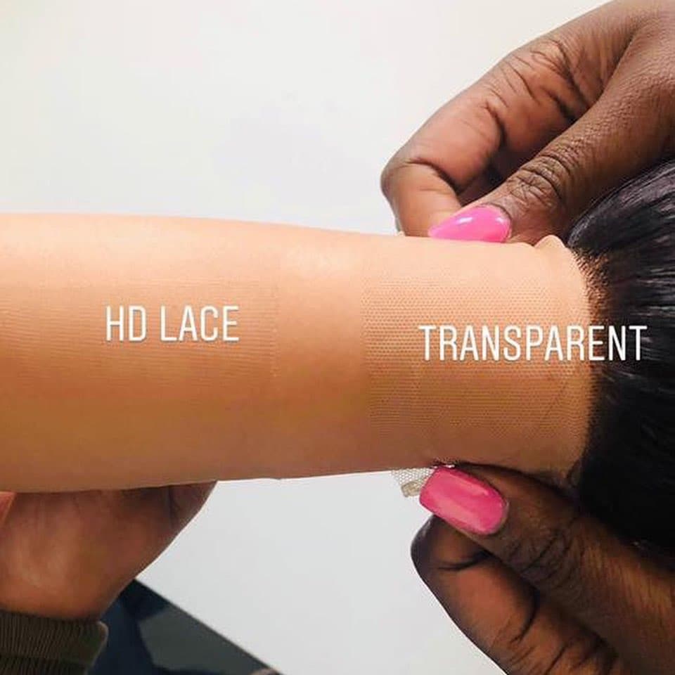 Perruques de cheveux humains bouclés sans colle, 4×4, fermeture en dentelle transparente HD