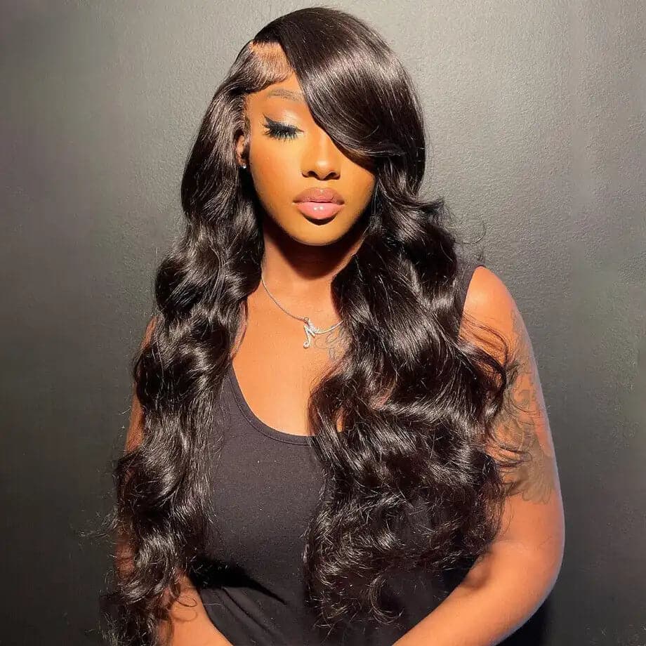 Sterly Real HD Glueless 13x6 Full Lace Body Wave Lace Front Human Hair Wigs