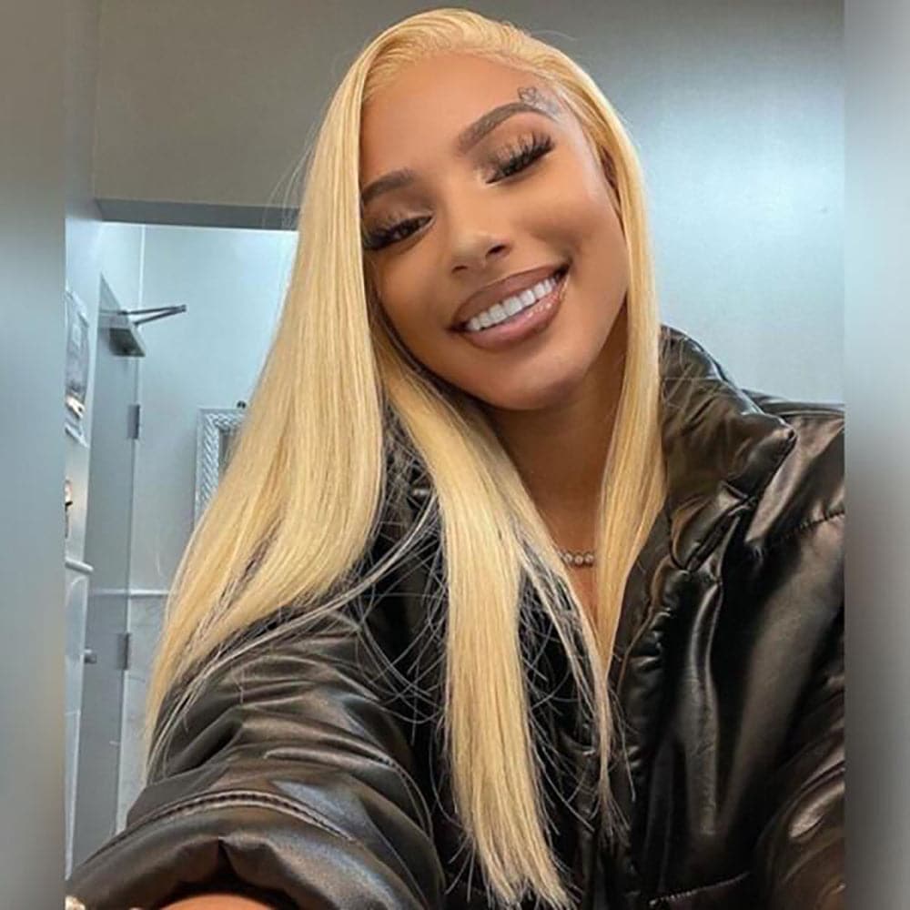 Sterly Hair 613 Blonde Wear Go Glueless 4×4 / 5x5 Straight Lace Closure Wigs