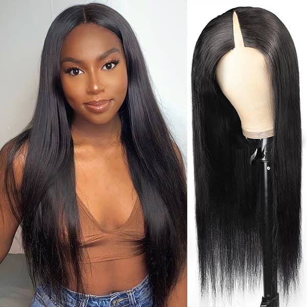 Sterly Glueless V Part Straight Hair Wigs