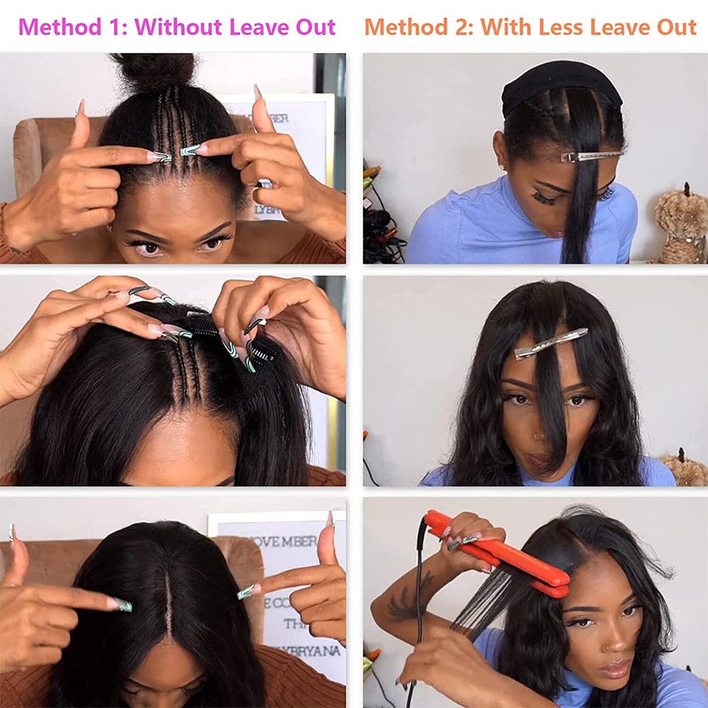 Trendy V Part Straight Hair Wigs Glueless No Leave Out And No Sew In Beginner Friendly