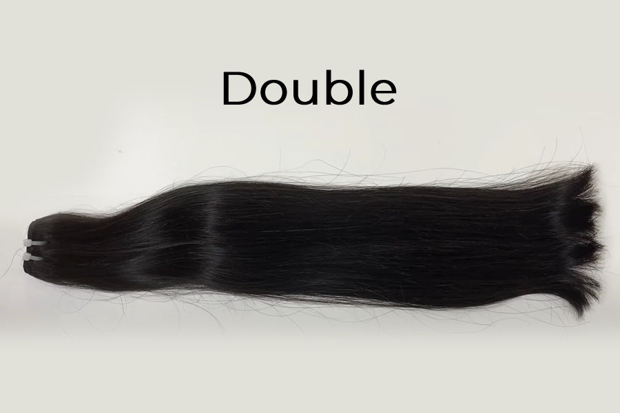 What is Double Drawn Hair and Benefits of Double Drawn Hair Extensions.