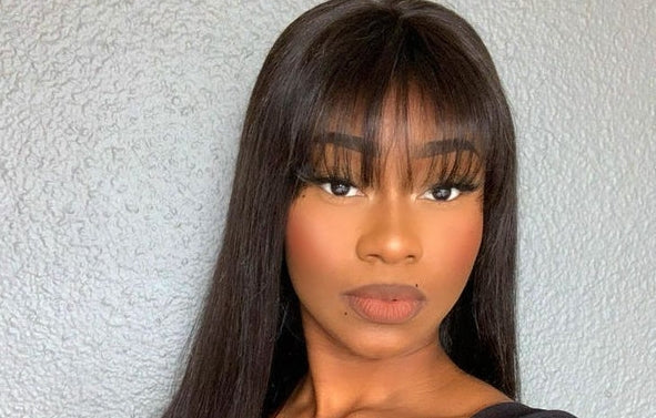 How Can a Wig With Bangs Be Styled?