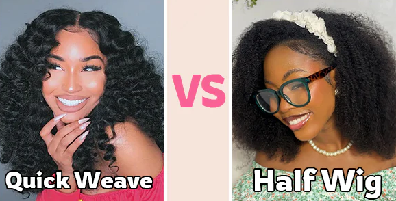 Half Wig Vs. Quick Weave: What are the Similarities and the Differences