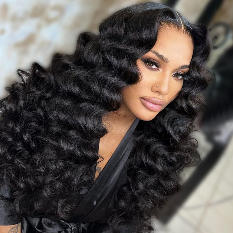 Sterly 5x5 HD Lace Closure Wigs Human Hair Loose Deep Wave Wig - sterlyhair