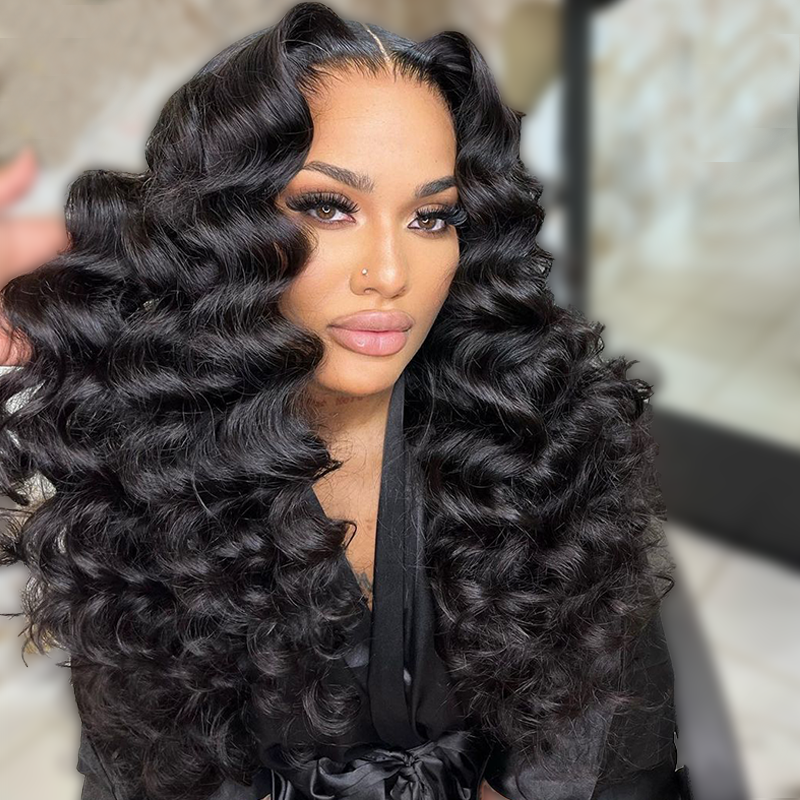 Sterly 5x5 HD Lace Closure Wigs Human Hair Loose Deep Wave Wig - sterlyhair