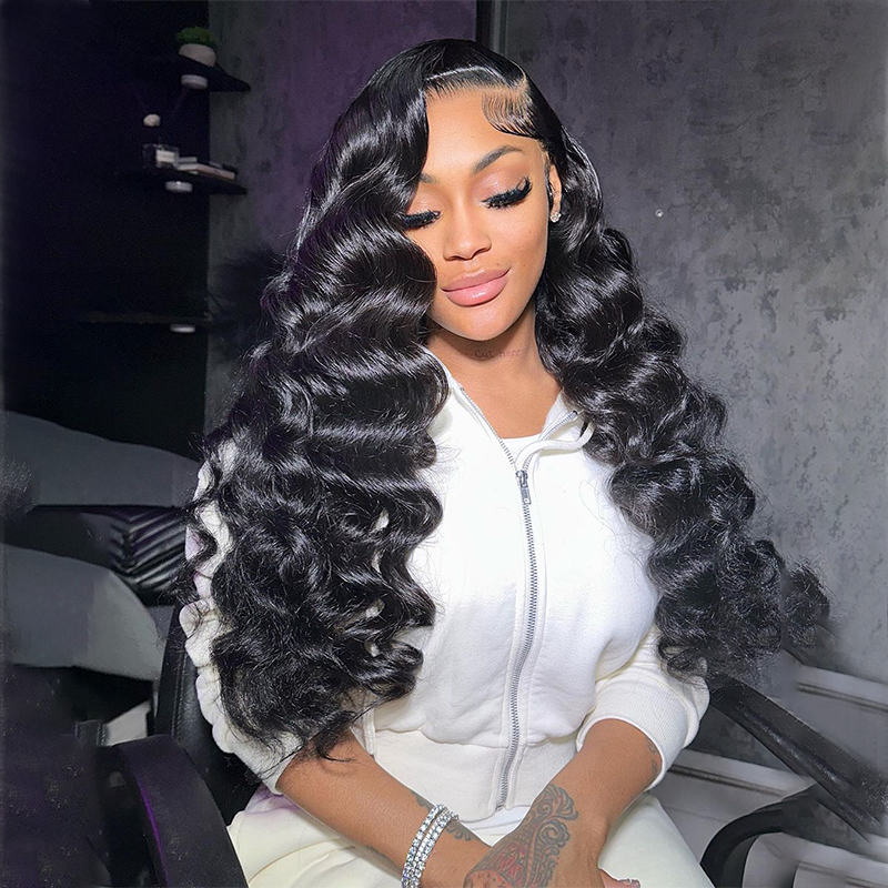360 Lace Frontal Wigs Loose Deep Wave Human Hair Wigs For Women Sterly Hair