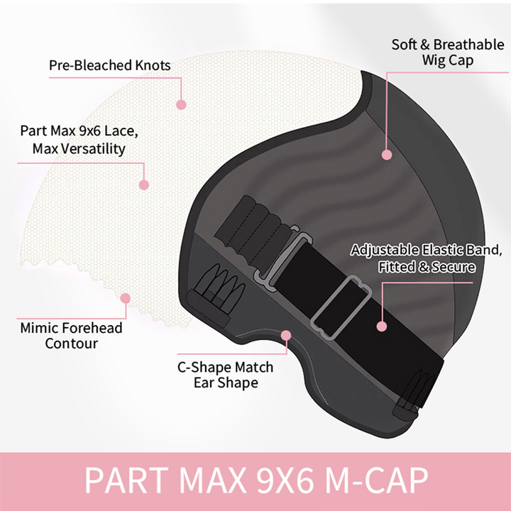 Pre-cut 9x6 Lace M-cap Wear Go Glueless Mini Knots Deep Wave HD Lace Front Wig Pre-plucked - sterlyhair