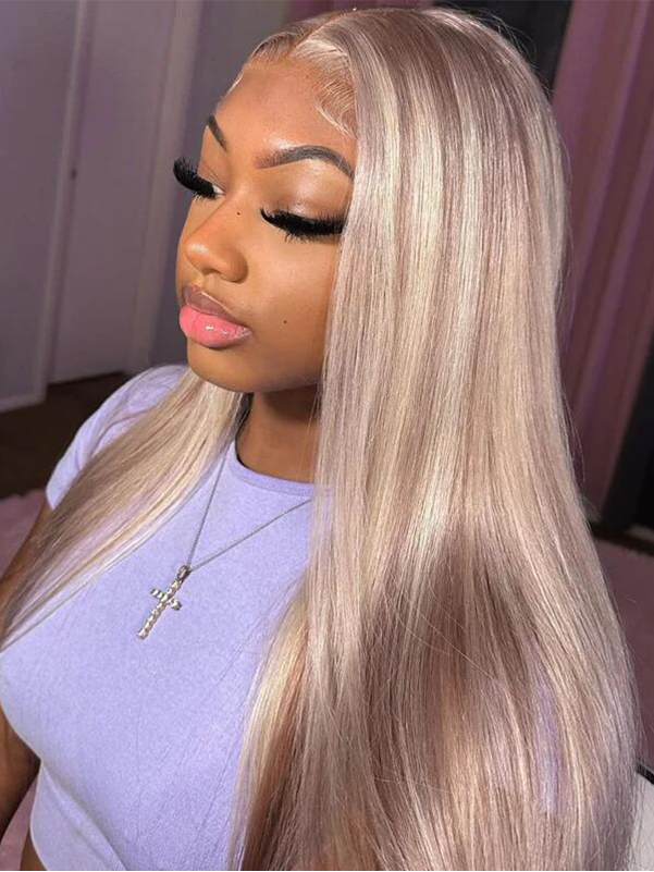 Sterly Barbie Blonde Wig With Brown Highlights 