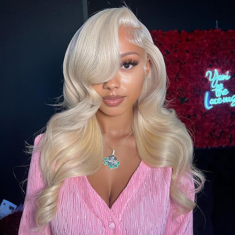 Sterly Hair Transparent Lace 13×4/13x6 Body Wave Blonde Lace Front Wigs Human Hair
